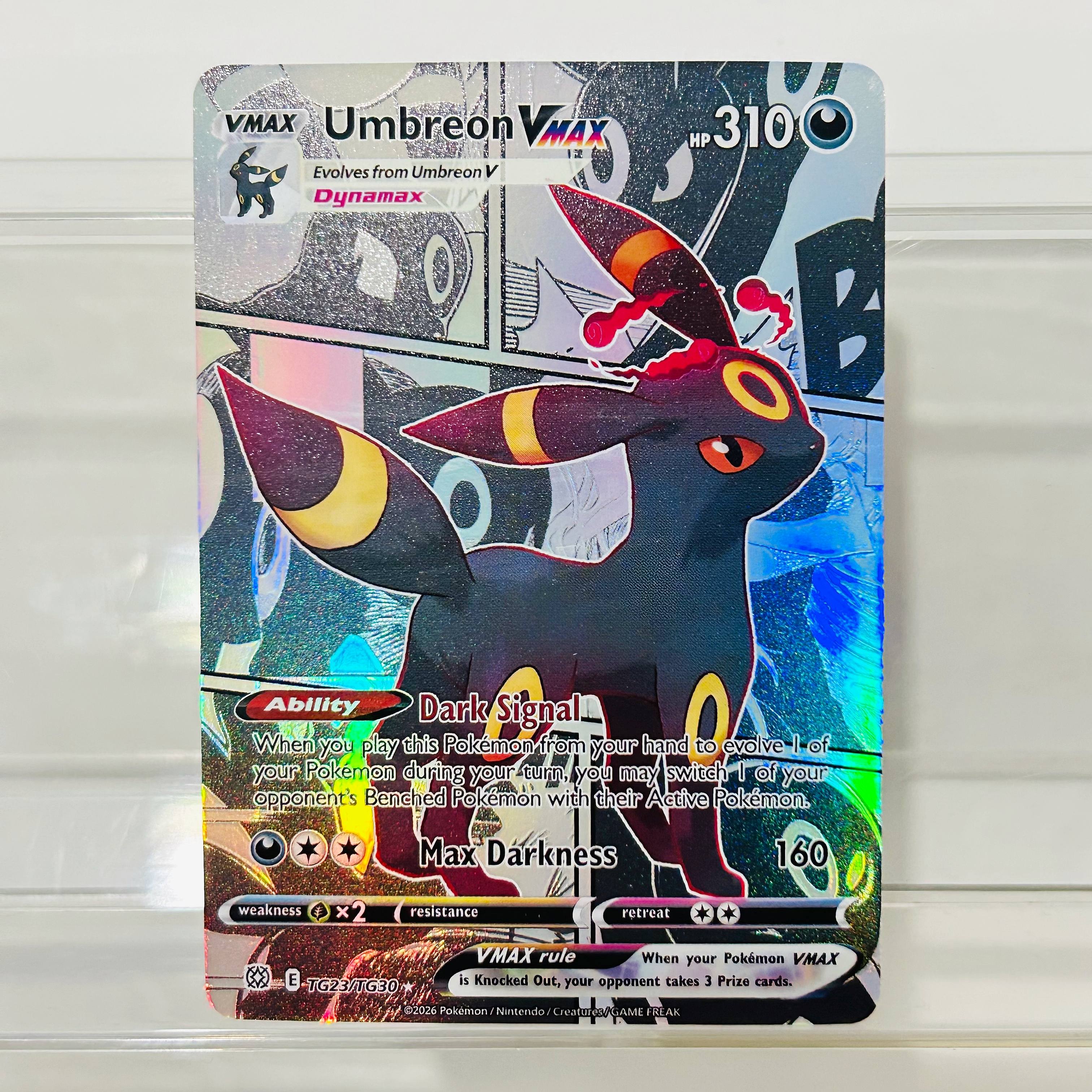 Art Craft Games - Pokemon Umbreon Vmax TG23/TG30 EN Version