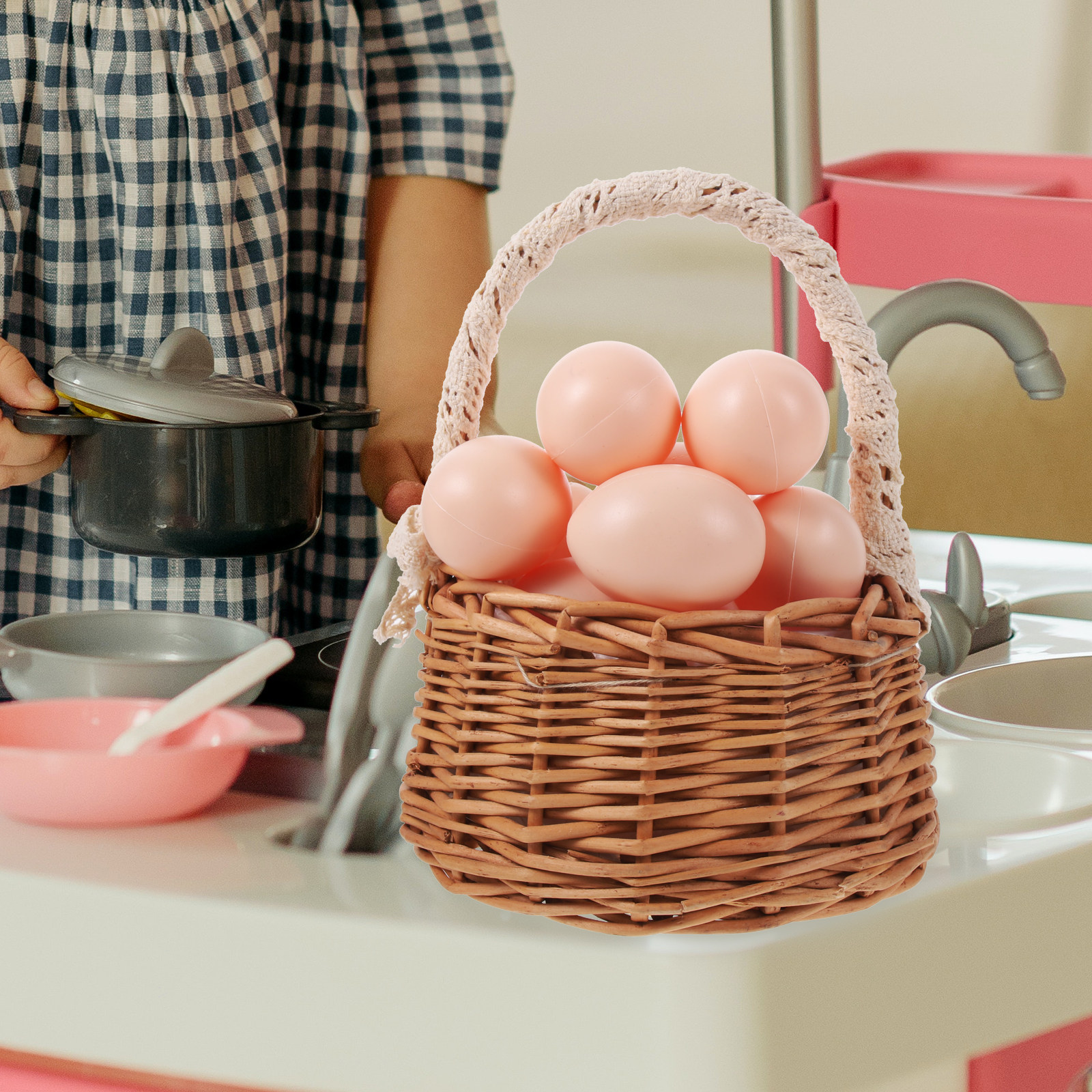 Art Craft Class - 30Pcs High-Fidelity Fake Eggs Plastic Soft