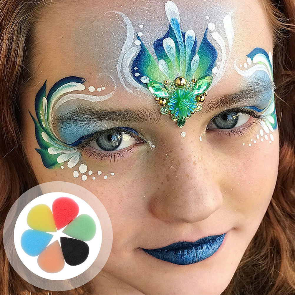 Art Craft Class - 12Pcs Children Face Painting Sponges Water