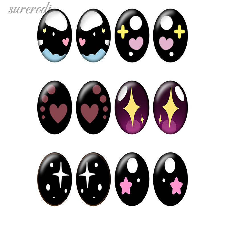 Art Craft Eyes - 6 pairs Doll crystal Eye Cute