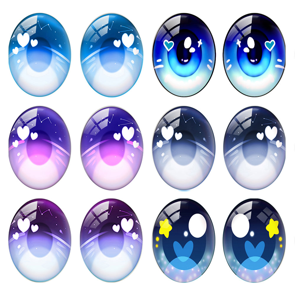 5pairs/lot Oval Blue Bling Car – Art Craft Eyes recenzja i cena