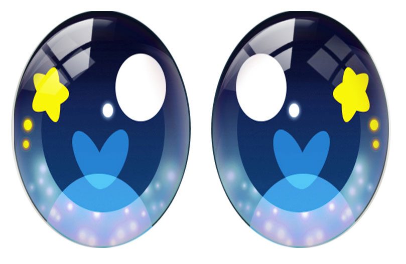 5pairs/lot Oval Blue Bling Car – Art Craft Eyes recenzja i cena