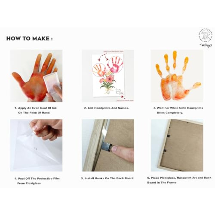 Flower Bouquet Handprint Art C – Art & Craft Teacher recenzja i cena