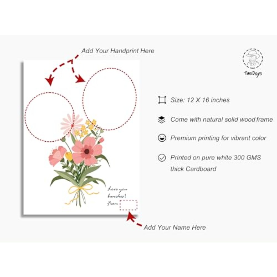 Flower Bouquet Handprint Art C – Art & Craft Teacher recenzja i cena