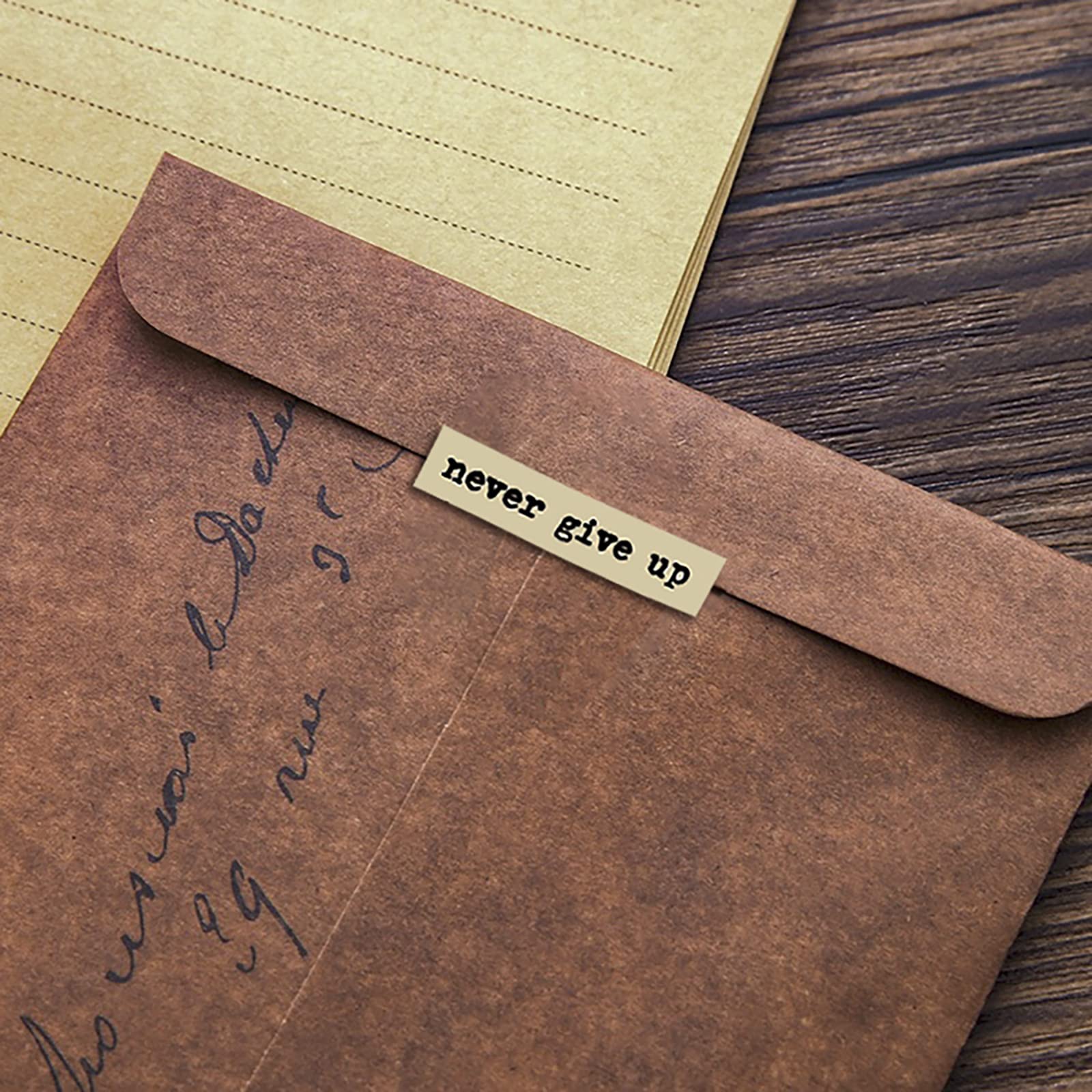 8pcs Brown Notes Quote Sticker – Art Craft Journals recenzja i cena