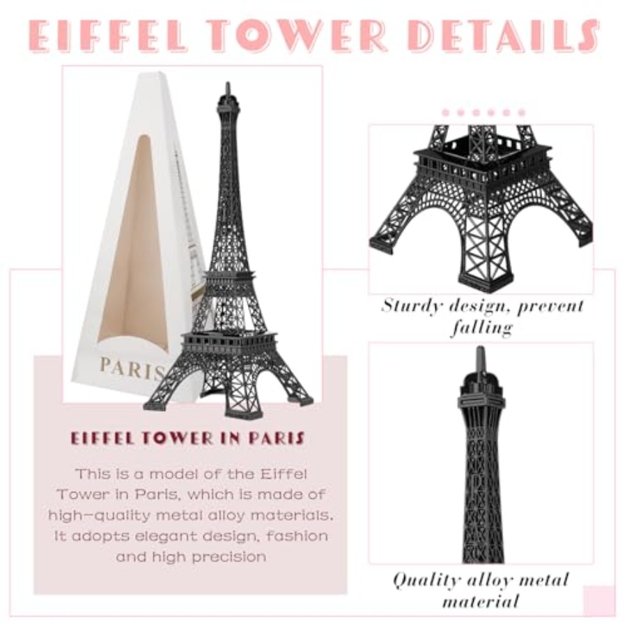 6 Pcs 15'' Eiffel Tower Statue – Art Craft Decoration recenzja i cena