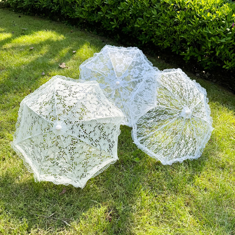 1PC Mini Wedding Lace Parasol, – Art Craft Umbrella recenzja i cena