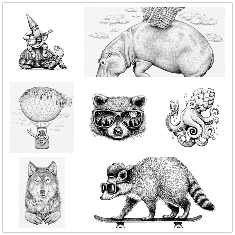 Animals Art Raccoon Cock New D – Art Craft Umbrella recenzja i cena