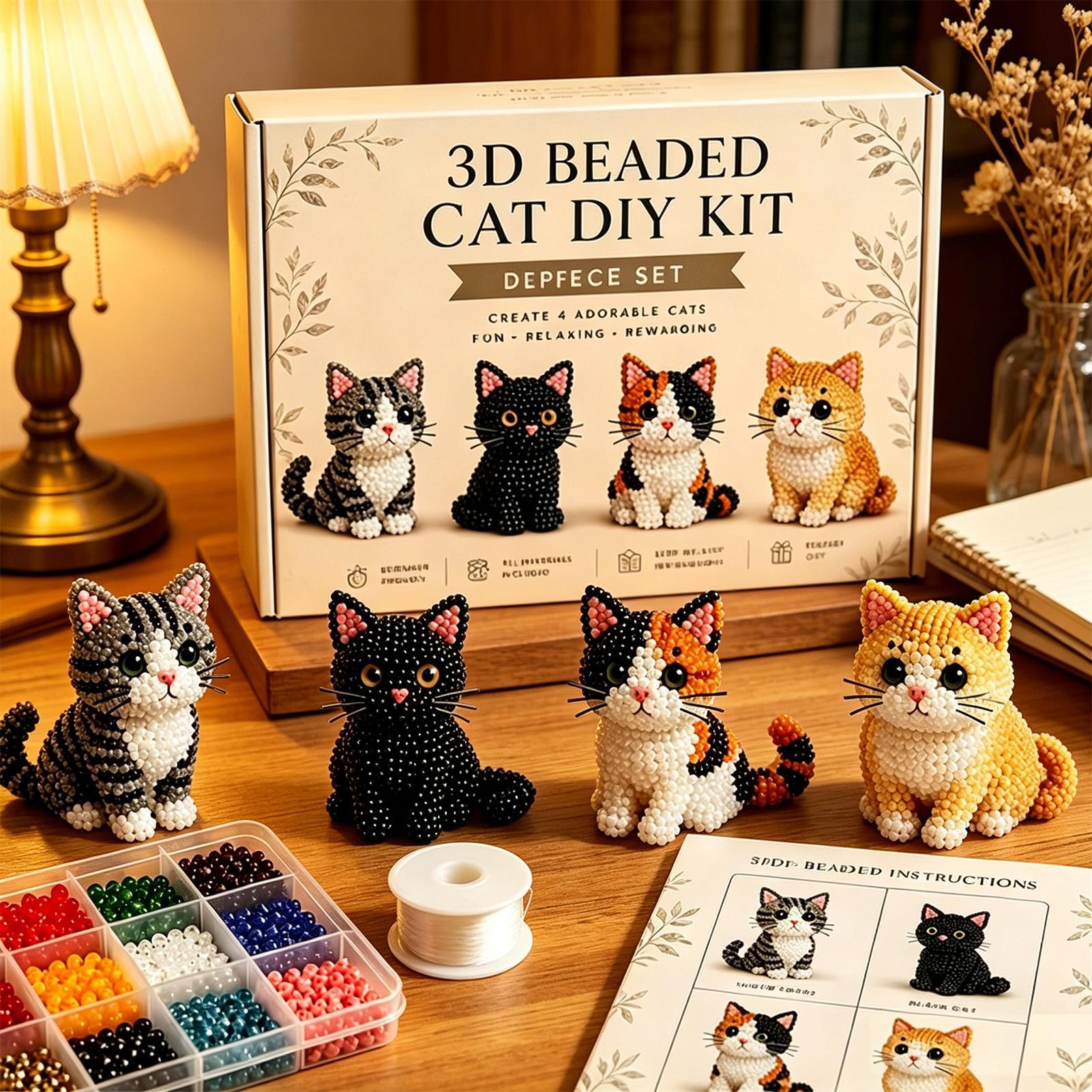 DIY Animal Beading Kit Cute 3D – Art Craft Class recenzja i cena