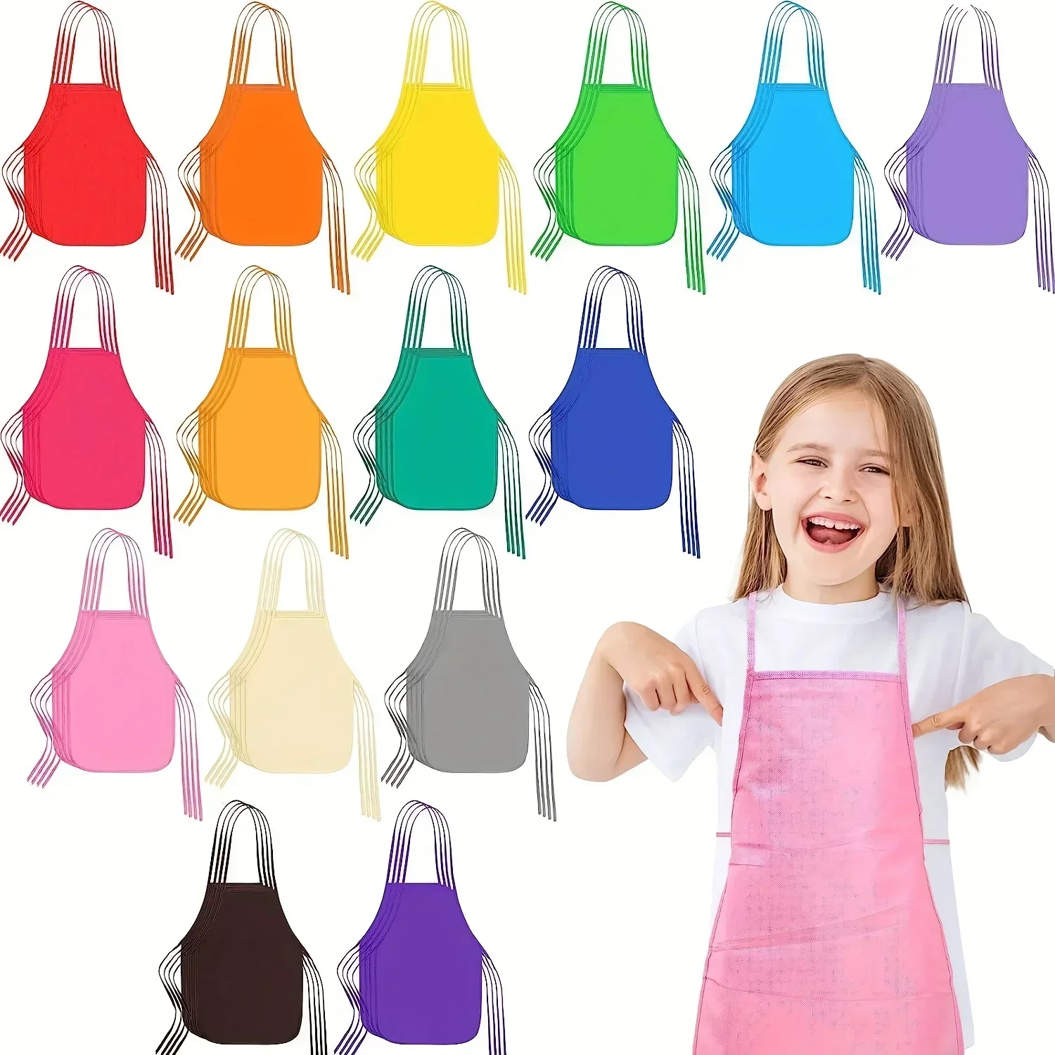 30pcs Kids Non-woven Fabric Ap – Art Craft Class recenzja i cena