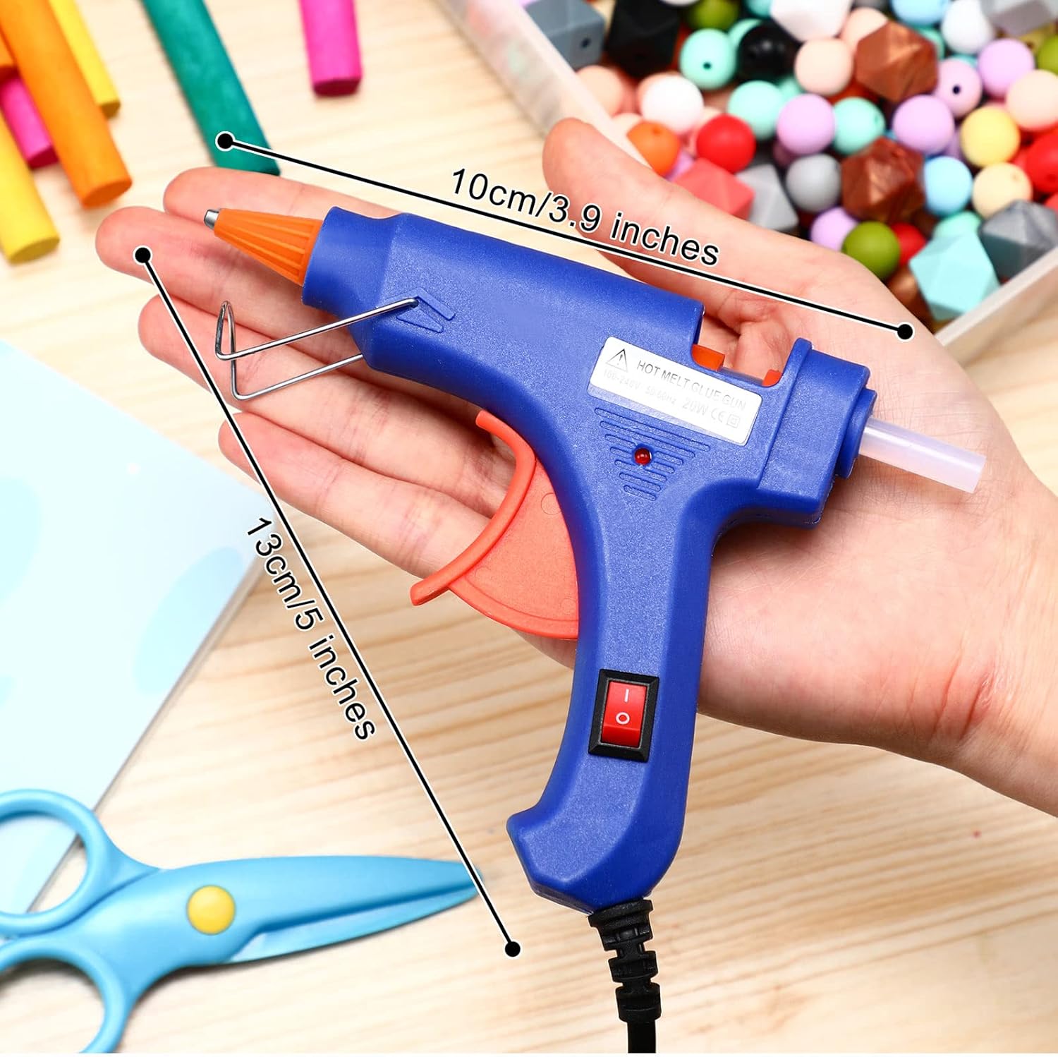 4 Pieces Mini Hot Glue Gun Wit – Art Craft Class recenzja i cena