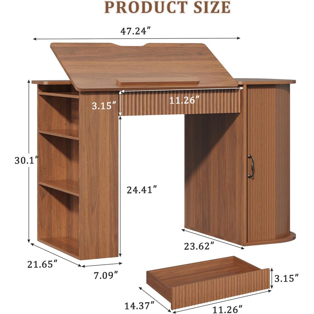 Storage Cabinet Desk with Draw – Art & Craft Teacher recenzja i cena