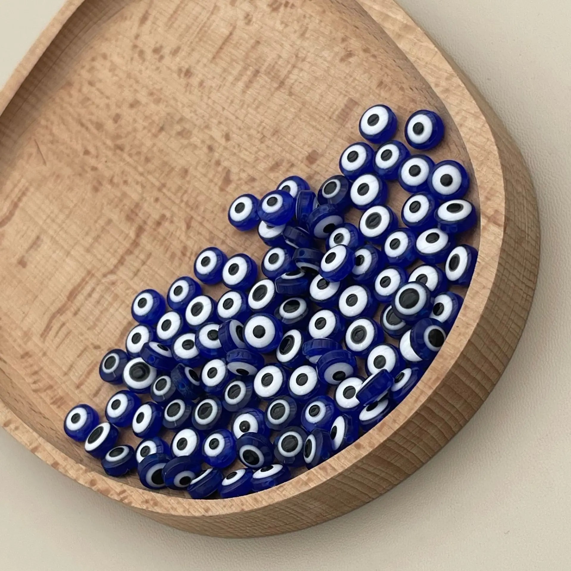 200pcs 8mm Blue Evil Eye Beads – Art Craft Eyes recenzja i cena