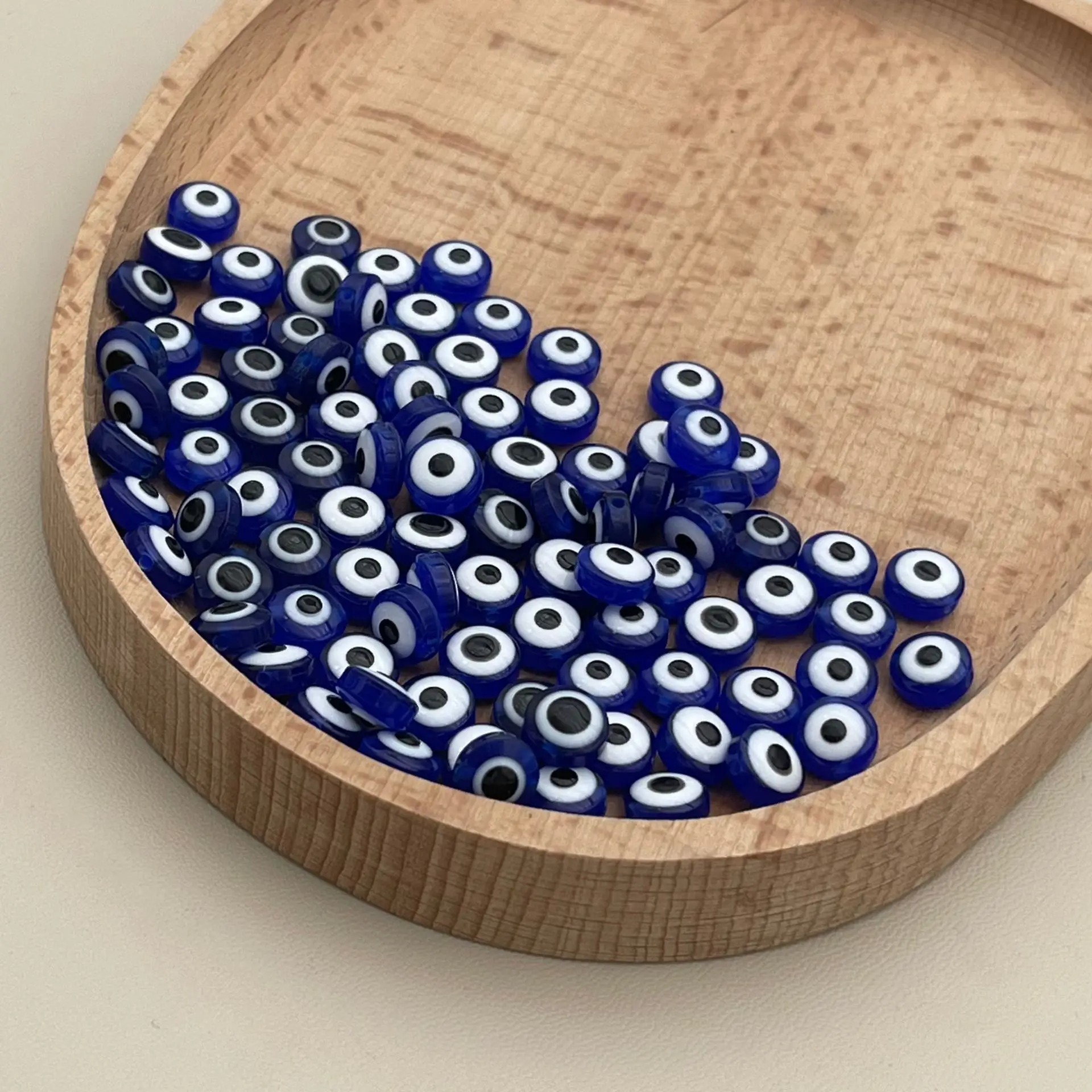 200pcs 8mm Blue Evil Eye Beads – Art Craft Eyes recenzja i cena