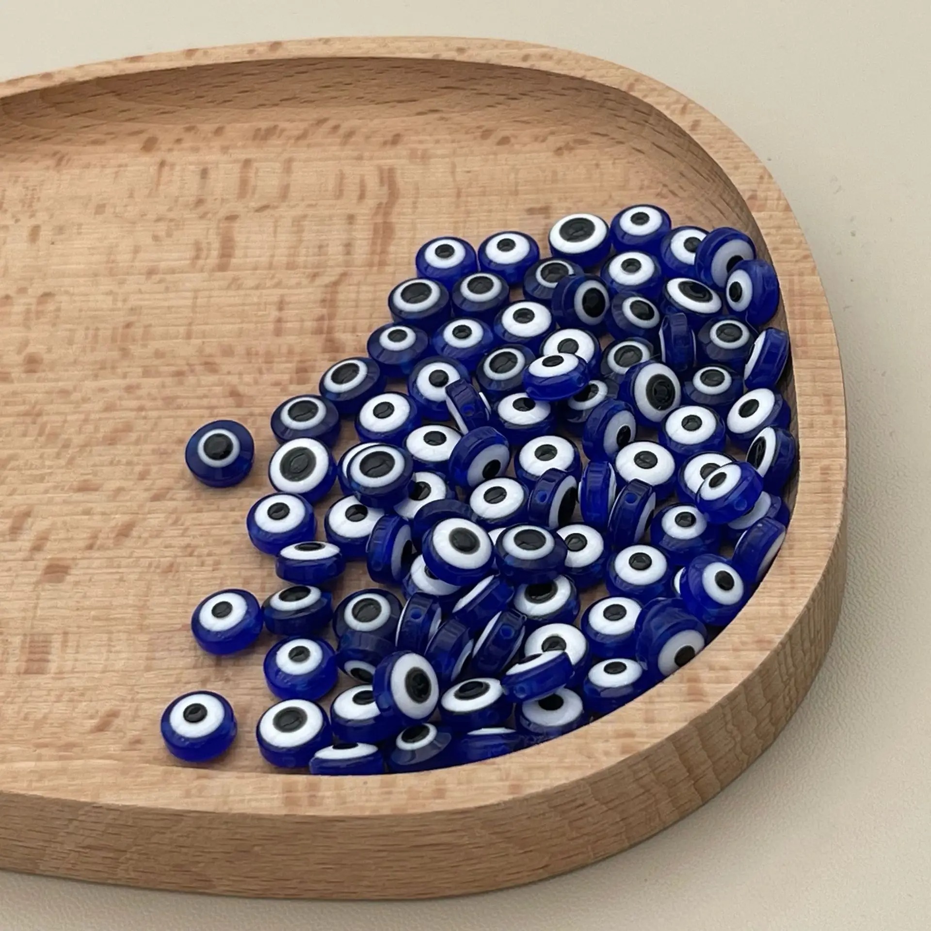 200pcs 8mm Blue Evil Eye Beads – Art Craft Eyes recenzja i cena