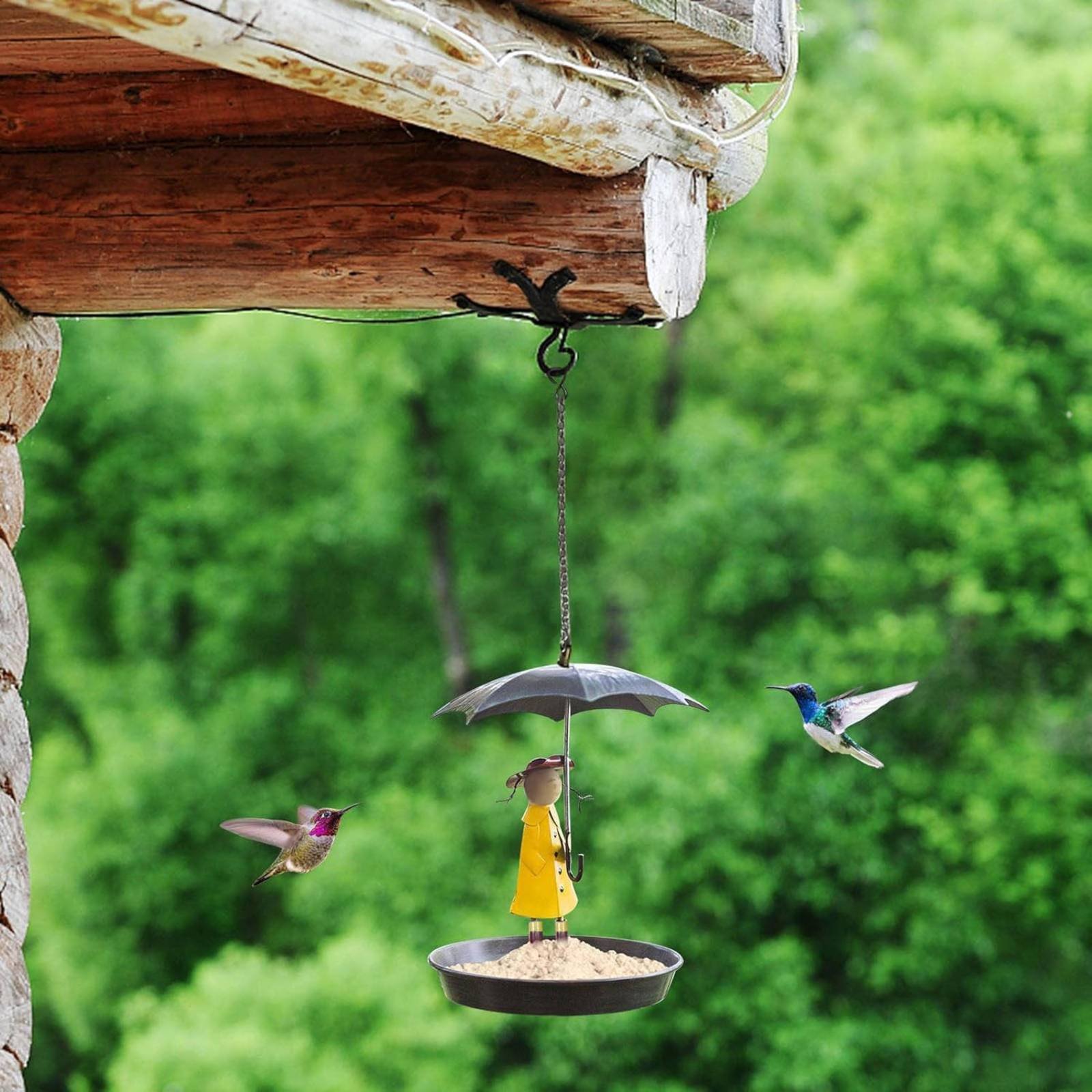 Girl with Umbrella Bird Feeder – Art Craft Umbrella recenzja i cena