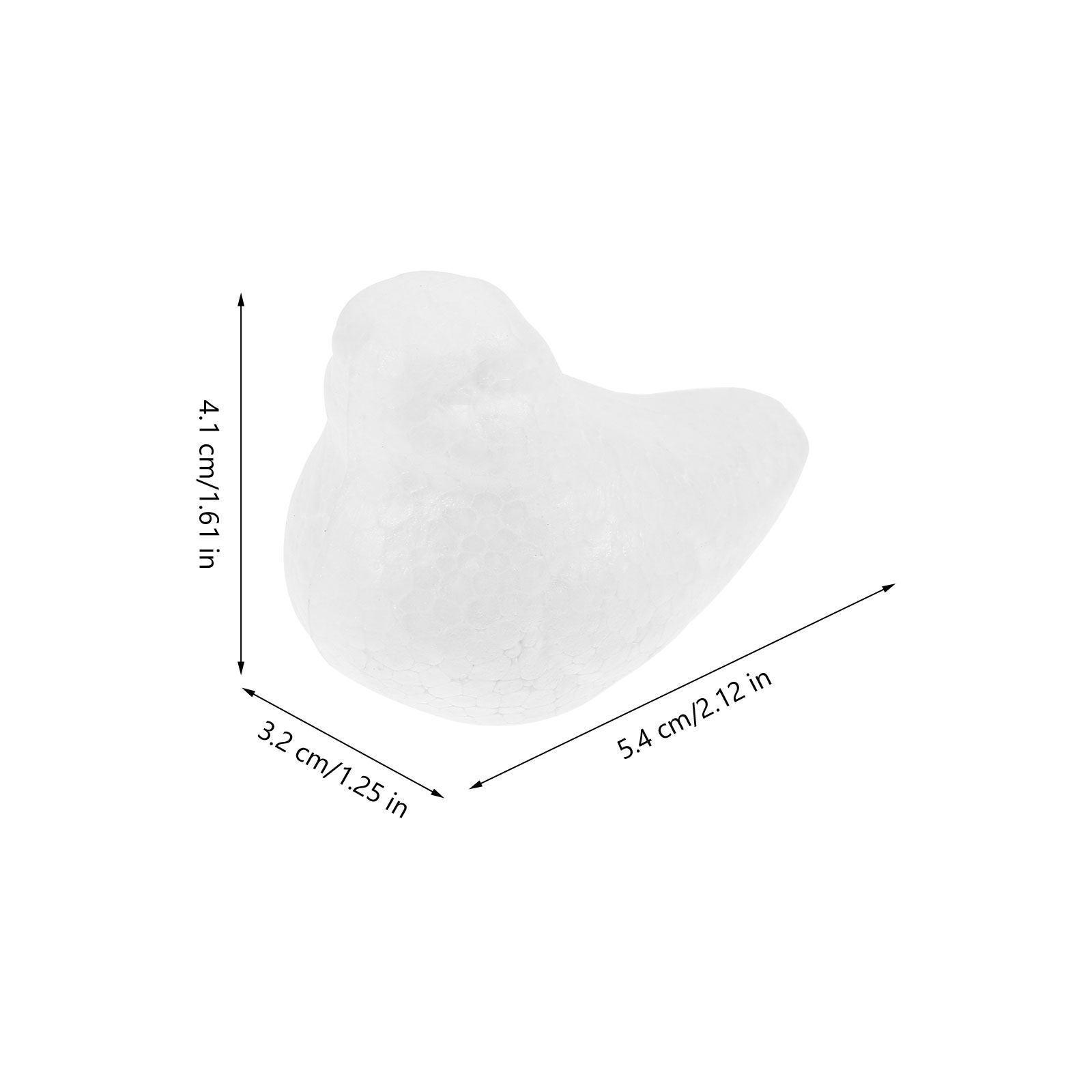 12Pcs Blank Bird Shaped Foam f – Art Craft Kindergarten recenzja i cena