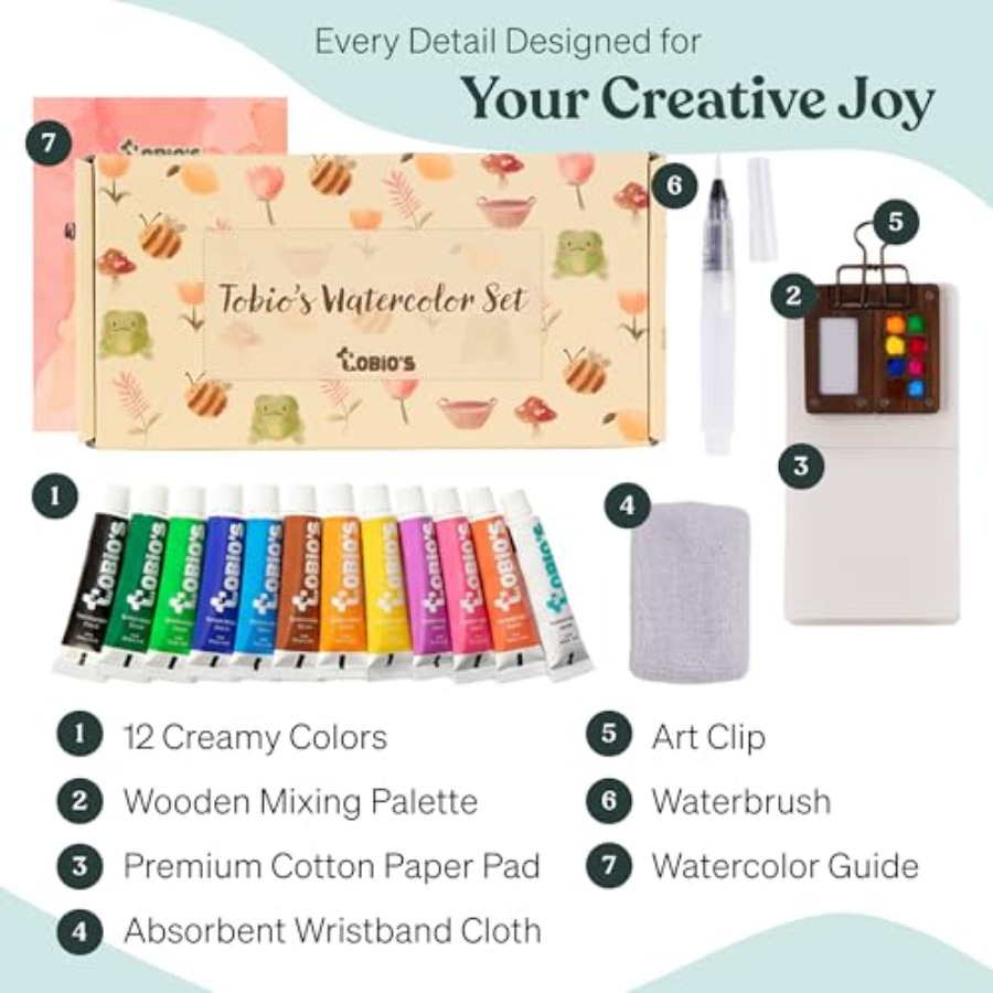 Original Mini Wooden Watercolo – Art & Craft Teacher recenzja i cena