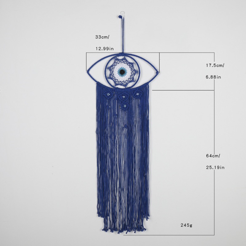 Nordic Handwoven Evil Eye Tape – Art Craft Decoration recenzja i cena