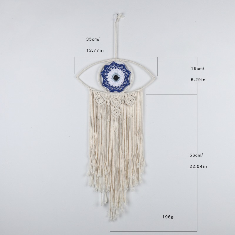 Nordic Handwoven Evil Eye Tape – Art Craft Decoration recenzja i cena