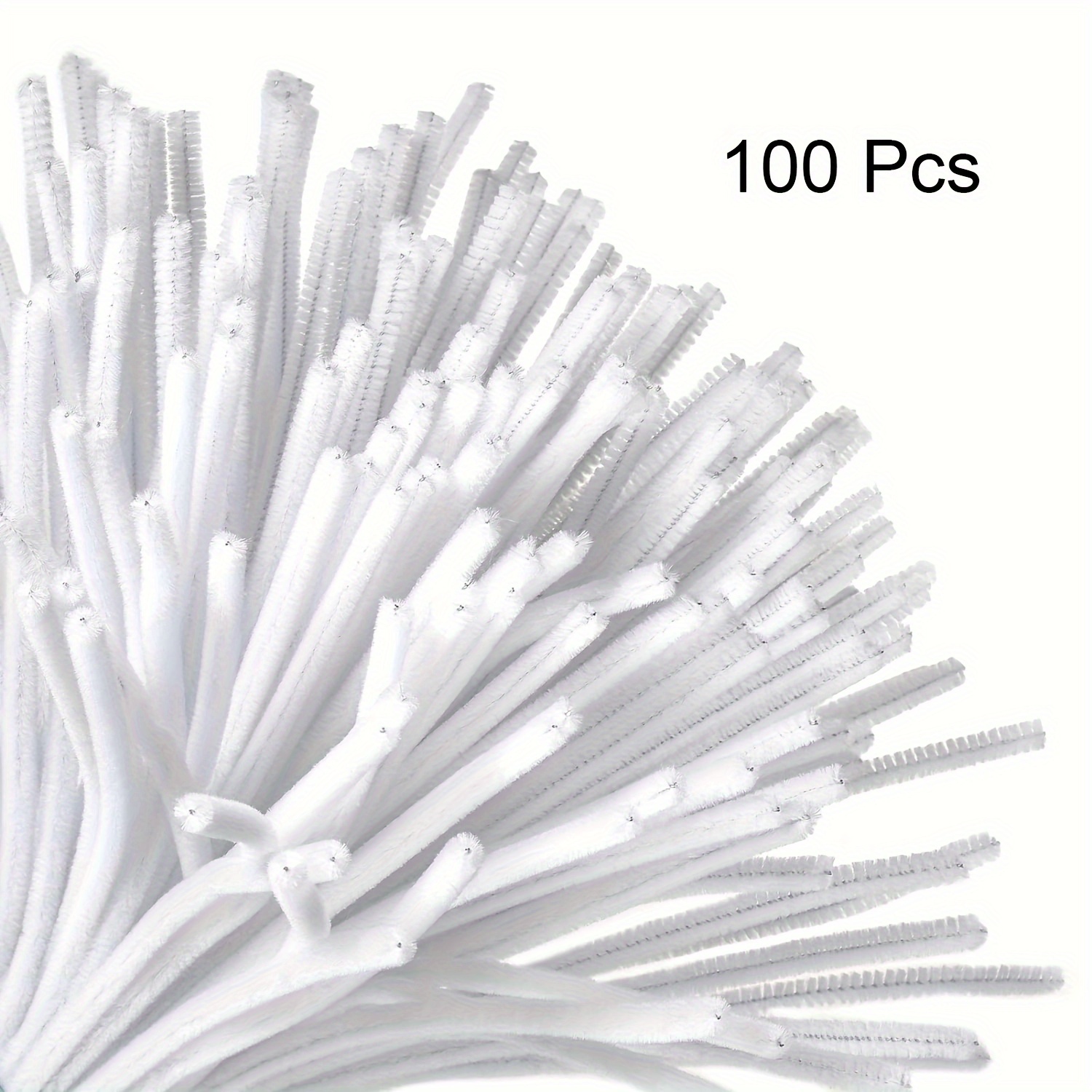 100 Pcs White Pipe Cleaners,Pi – Art Craft Kindergarten recenzja i cena