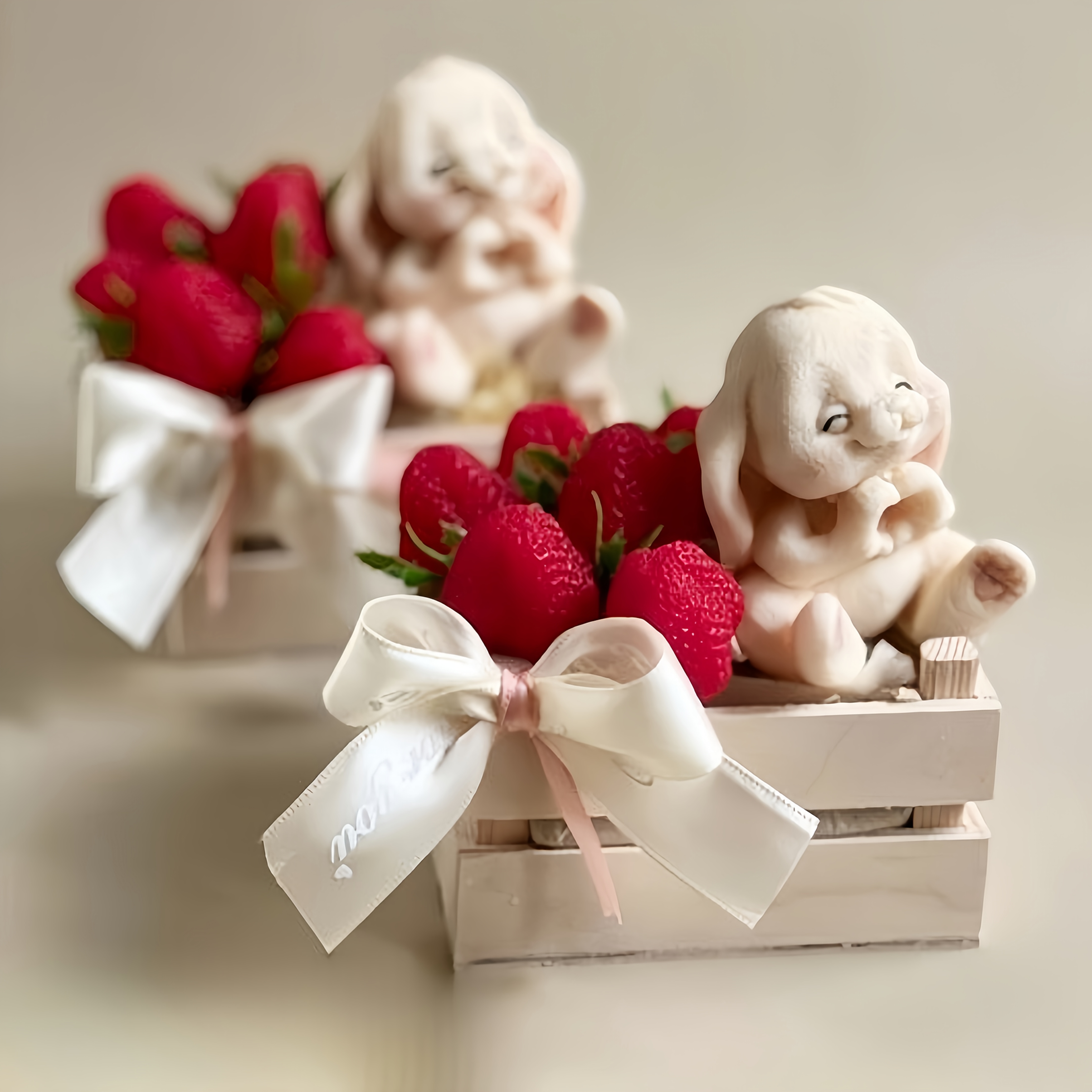 1pc Adorable Rabbit Resin Sili – Art Craft Eyes recenzja i cena