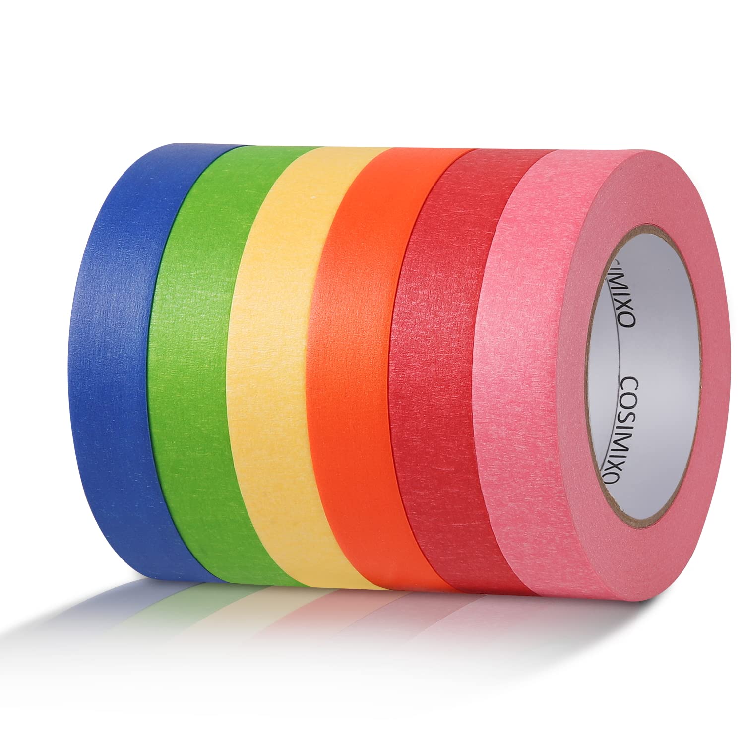6 Colored Masking Tape 0.94in  – Art Craft Decoration recenzja i cena