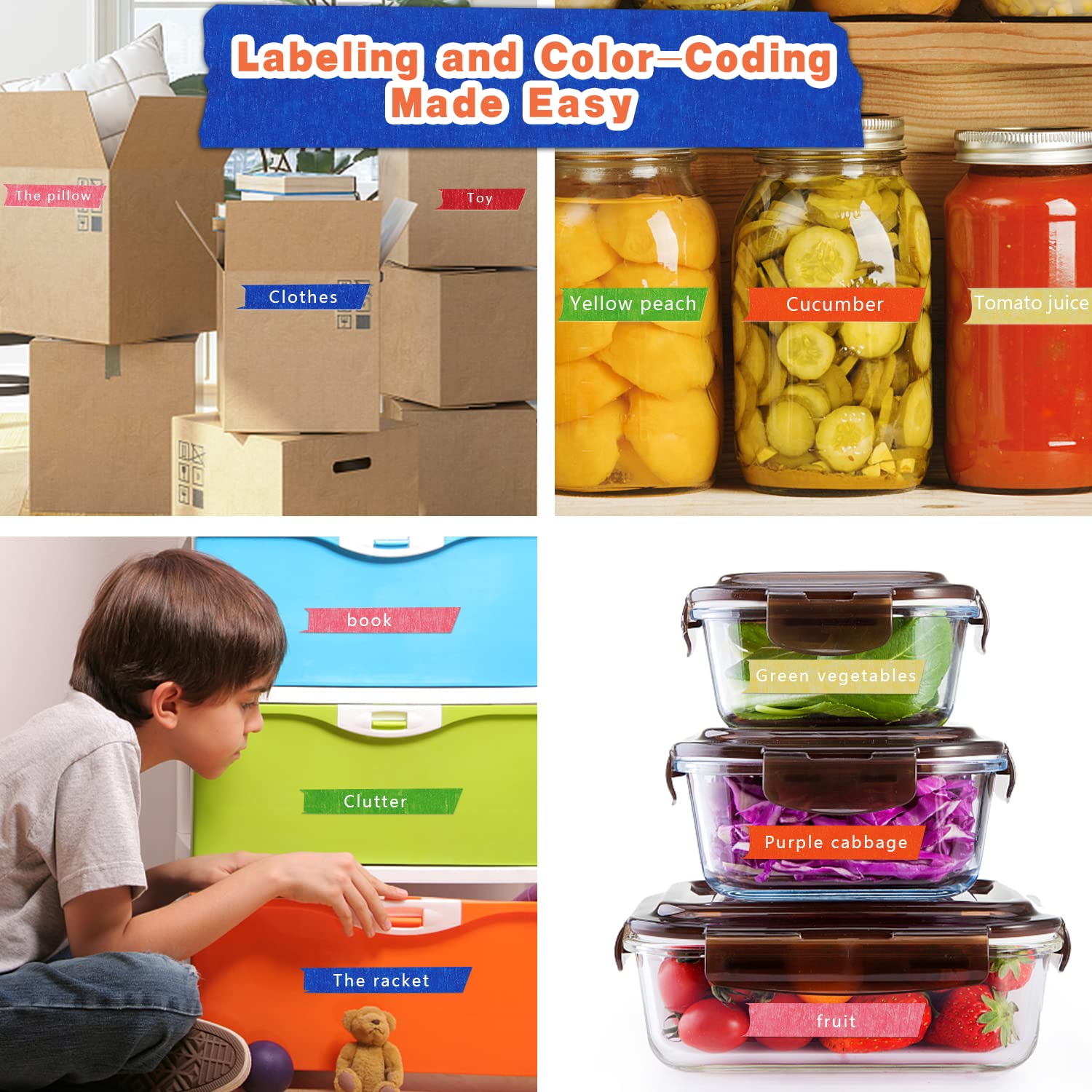 6 Colored Masking Tape 0.94in  – Art Craft Decoration recenzja i cena
