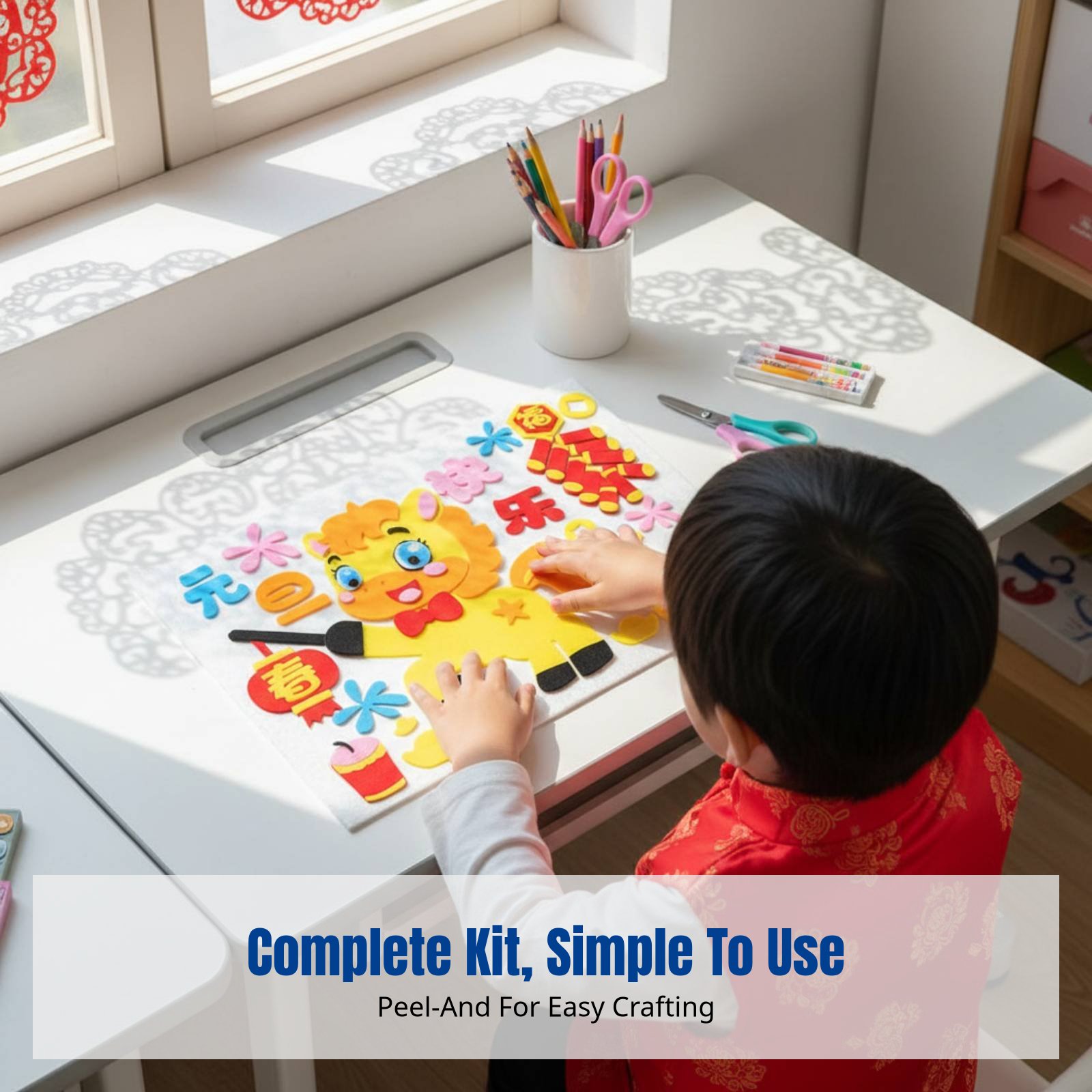 2026 New Year DIY Fabric Art S – Art Craft Kindergarten recenzja i cena