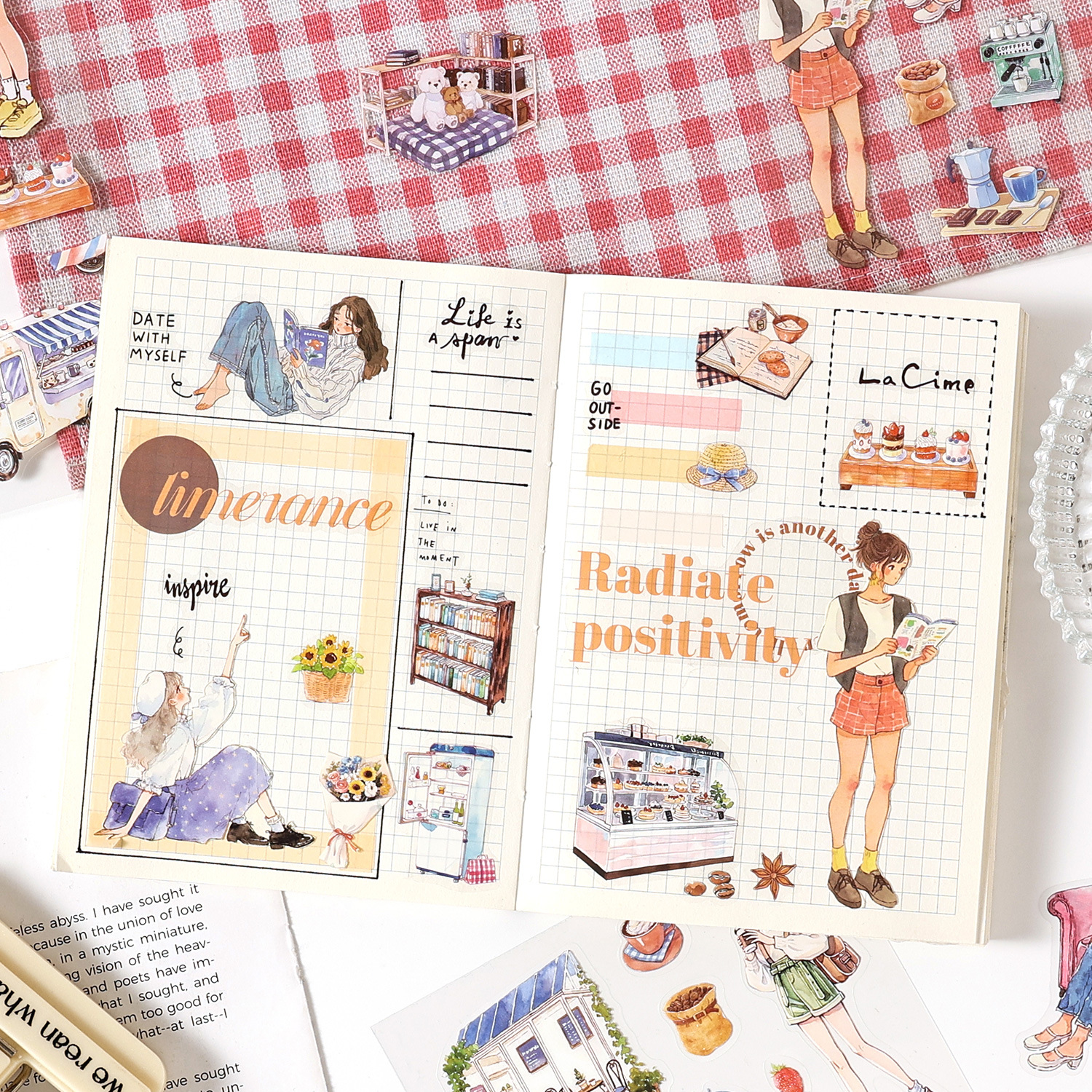 4 pcs Interesting Time Pattern – Art Craft Journals recenzja i cena