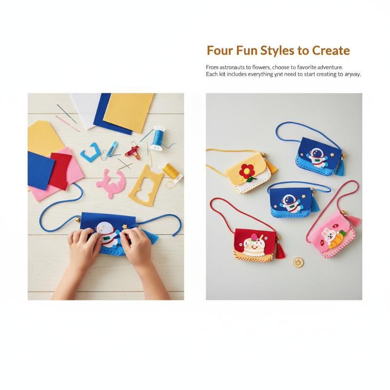 Cute Felt Felt Bag Making Kit  – Art Craft Kindergarten recenzja i cena