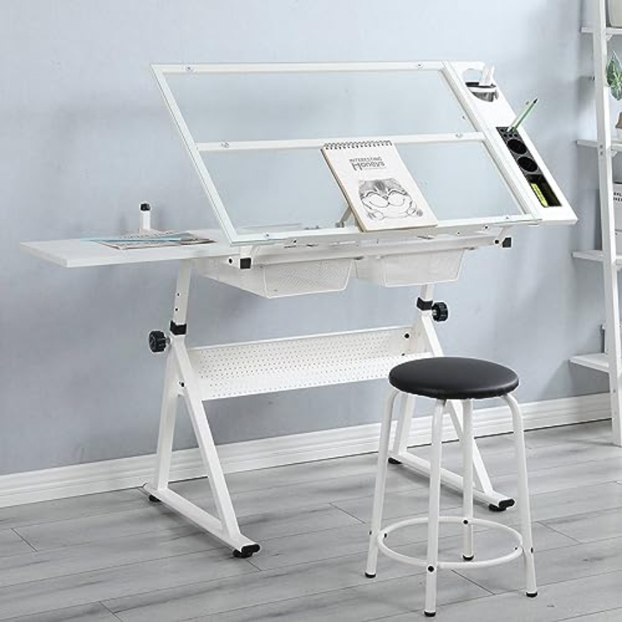 Drafting Table with Stool Mode – Art & Craft Teacher recenzja i cena