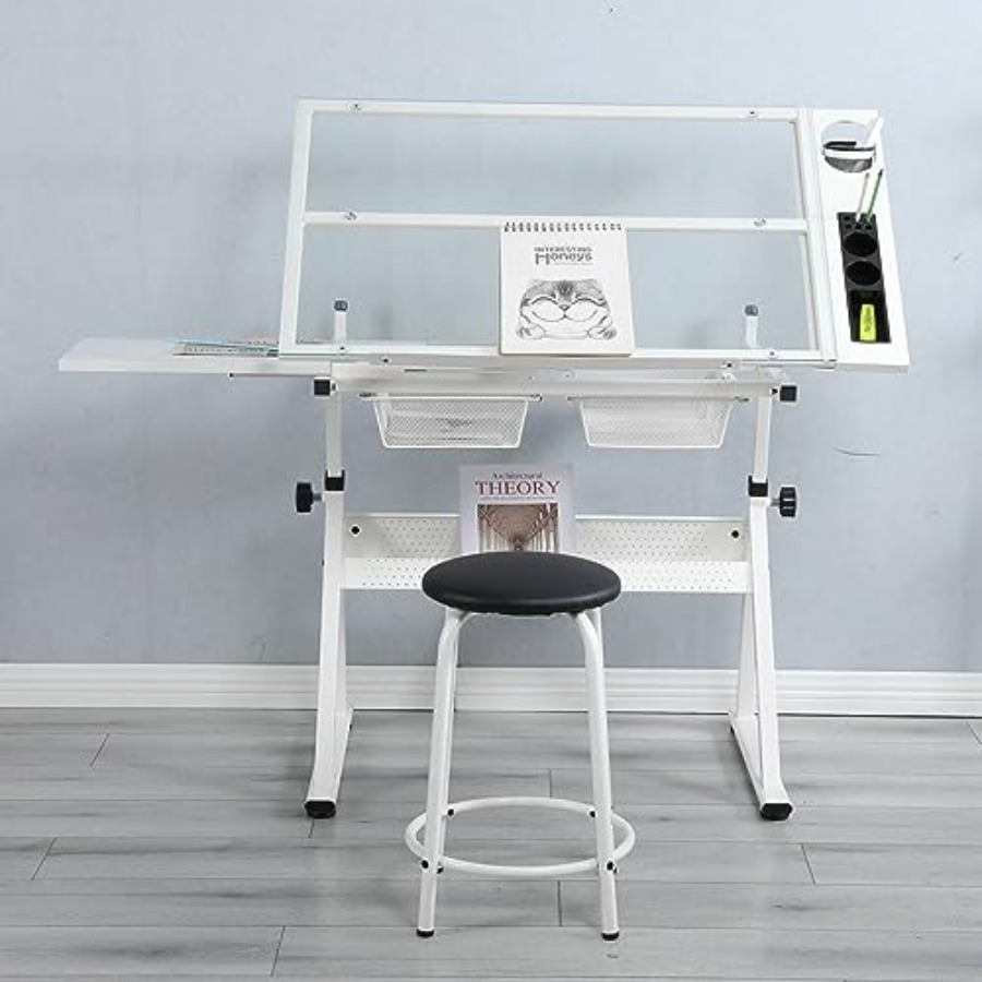 Drafting Table with Stool Mode – Art & Craft Teacher recenzja i cena