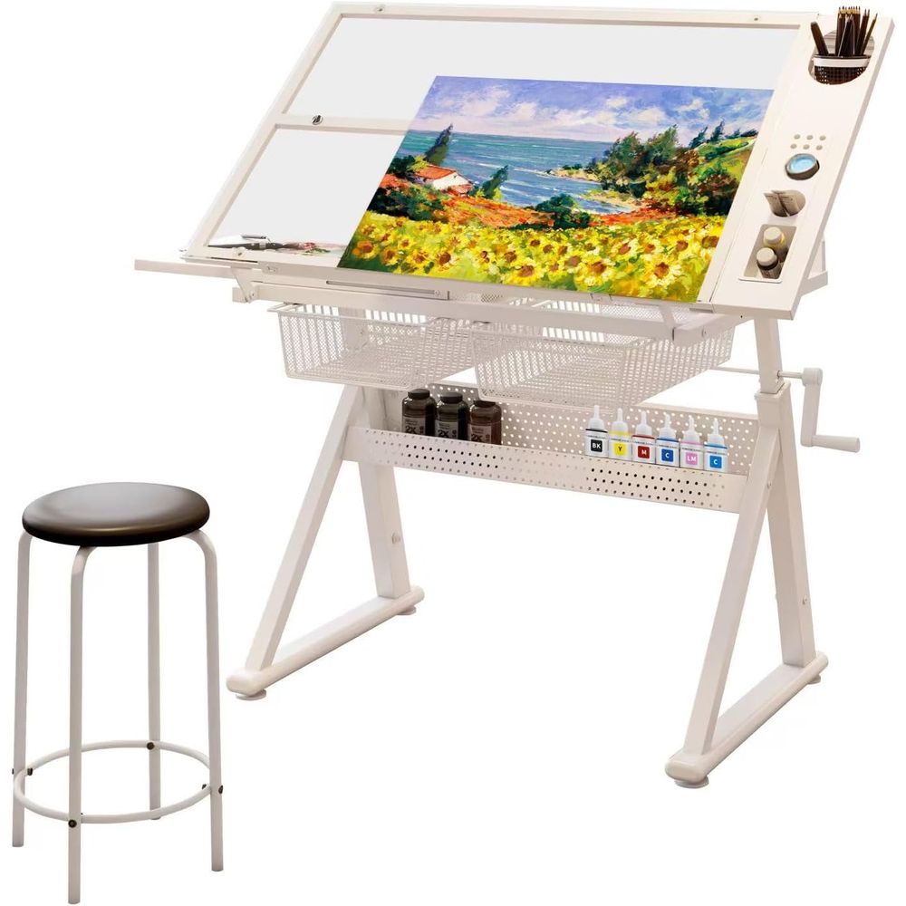 Adjustable Art Desk with Tempe – Art & Craft Teacher recenzja i cena