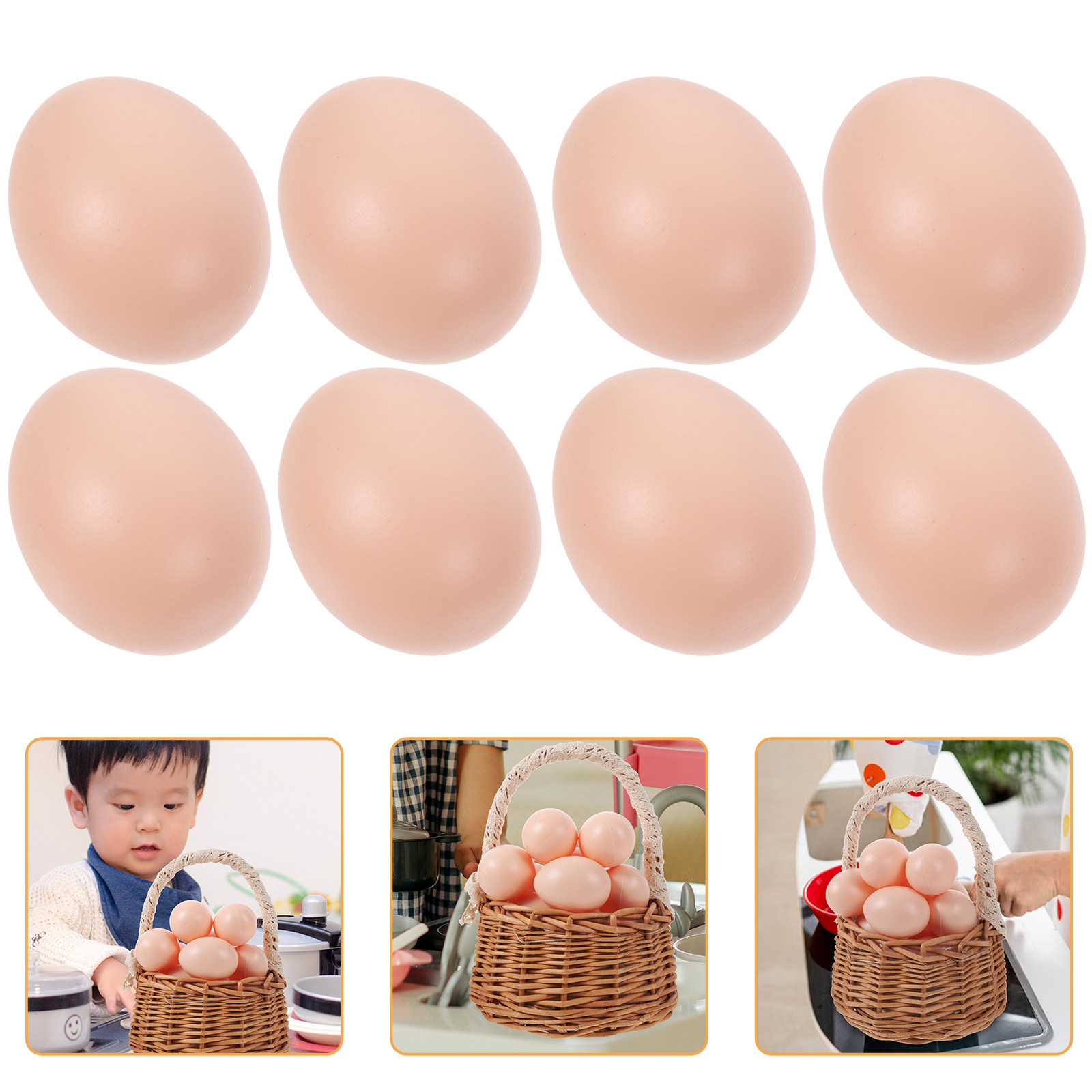30Pcs High-Fidelity Fake Eggs  – Art Craft Class recenzja i cena