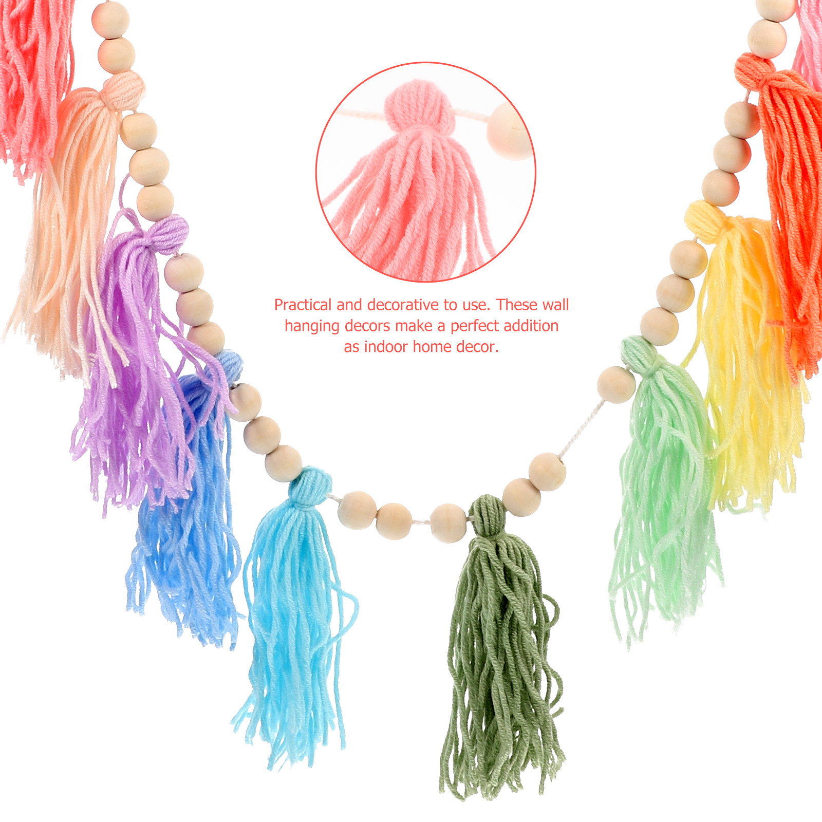 Tassel Wall Hanging Decor Cott – Art Craft Decoration recenzja i cena