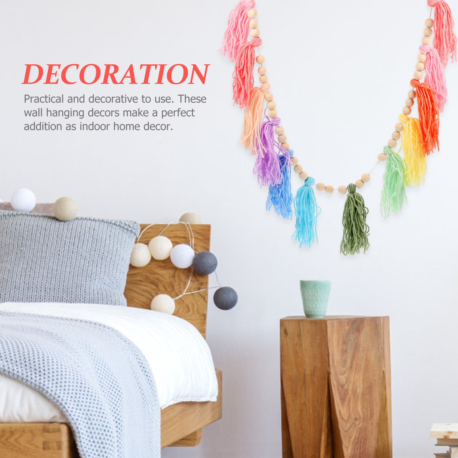 Tassel Wall Hanging Decor Cott – Art Craft Decoration recenzja i cena