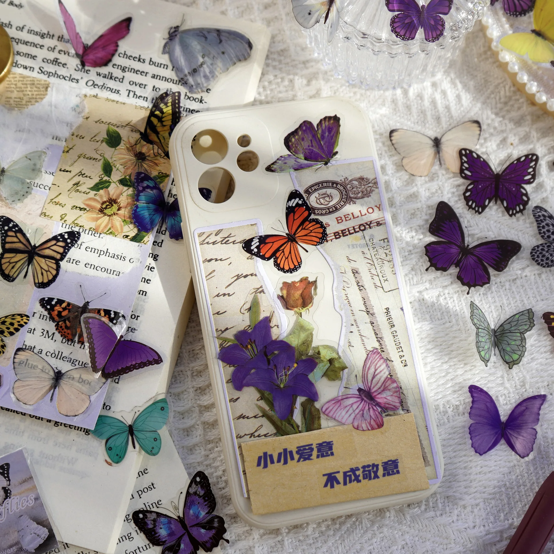 Journamm 40pcs/pack Butterfly  – Art Craft Journals recenzja i cena