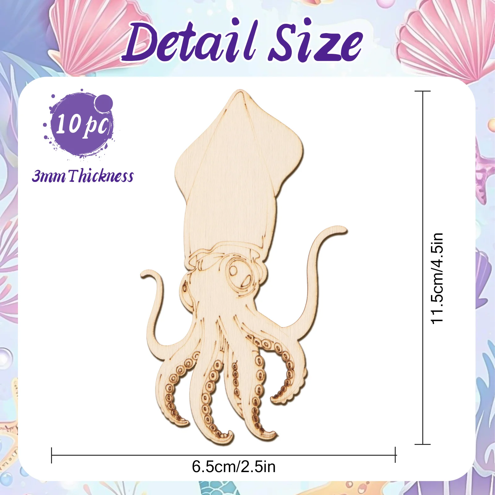 10pcs/set Unfinished Wood Craf – Art & Craft Jojo recenzja i cena