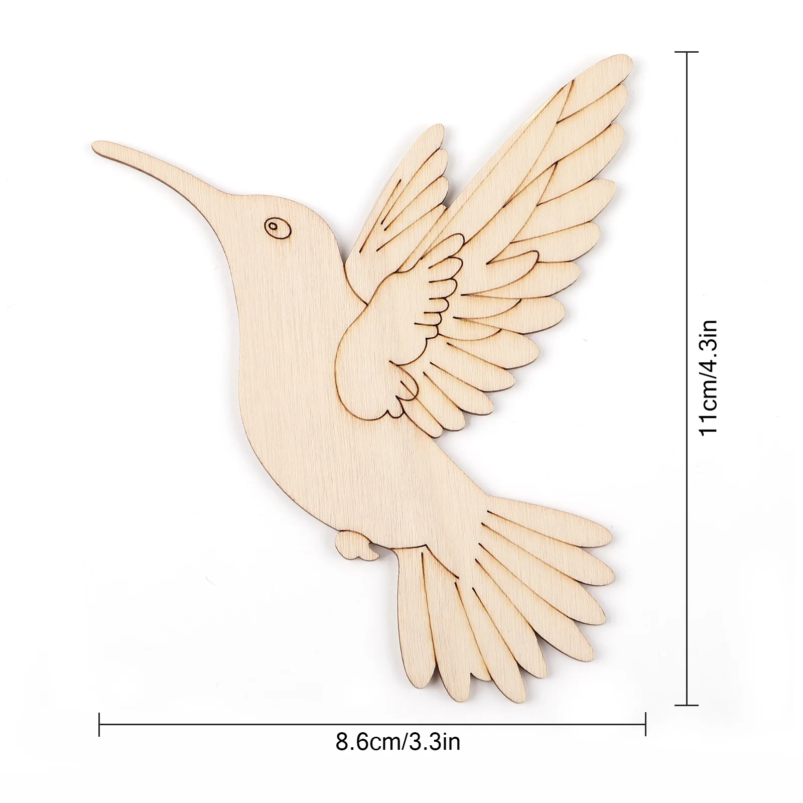 10pcs Unfinished Wood Animal B – Art Craft Materials recenzja i cena
