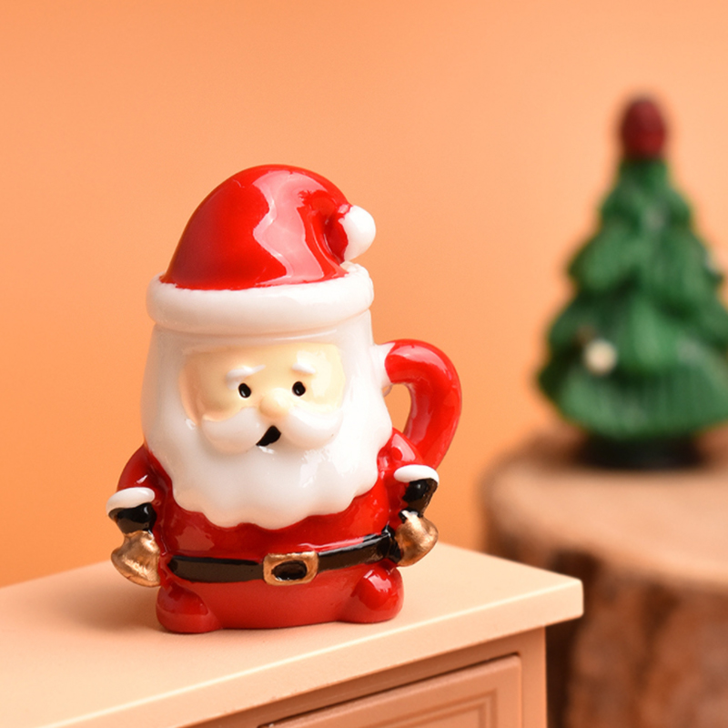 Mini Santa Teacup Ornament - R – Art Craft Decoration recenzja i cena