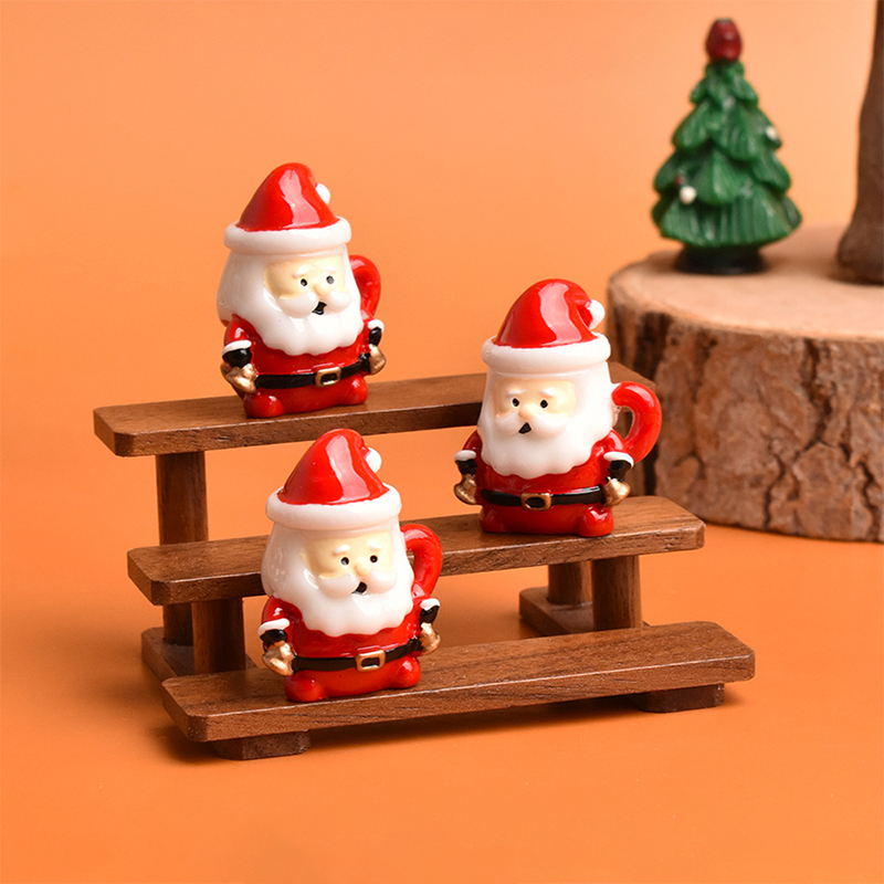 Mini Santa Teacup Ornament - R – Art Craft Decoration recenzja i cena