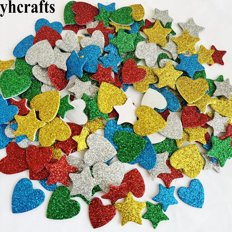 150PCS/LOT.Glitter star and he – Art Craft Kindergarten recenzja i cena