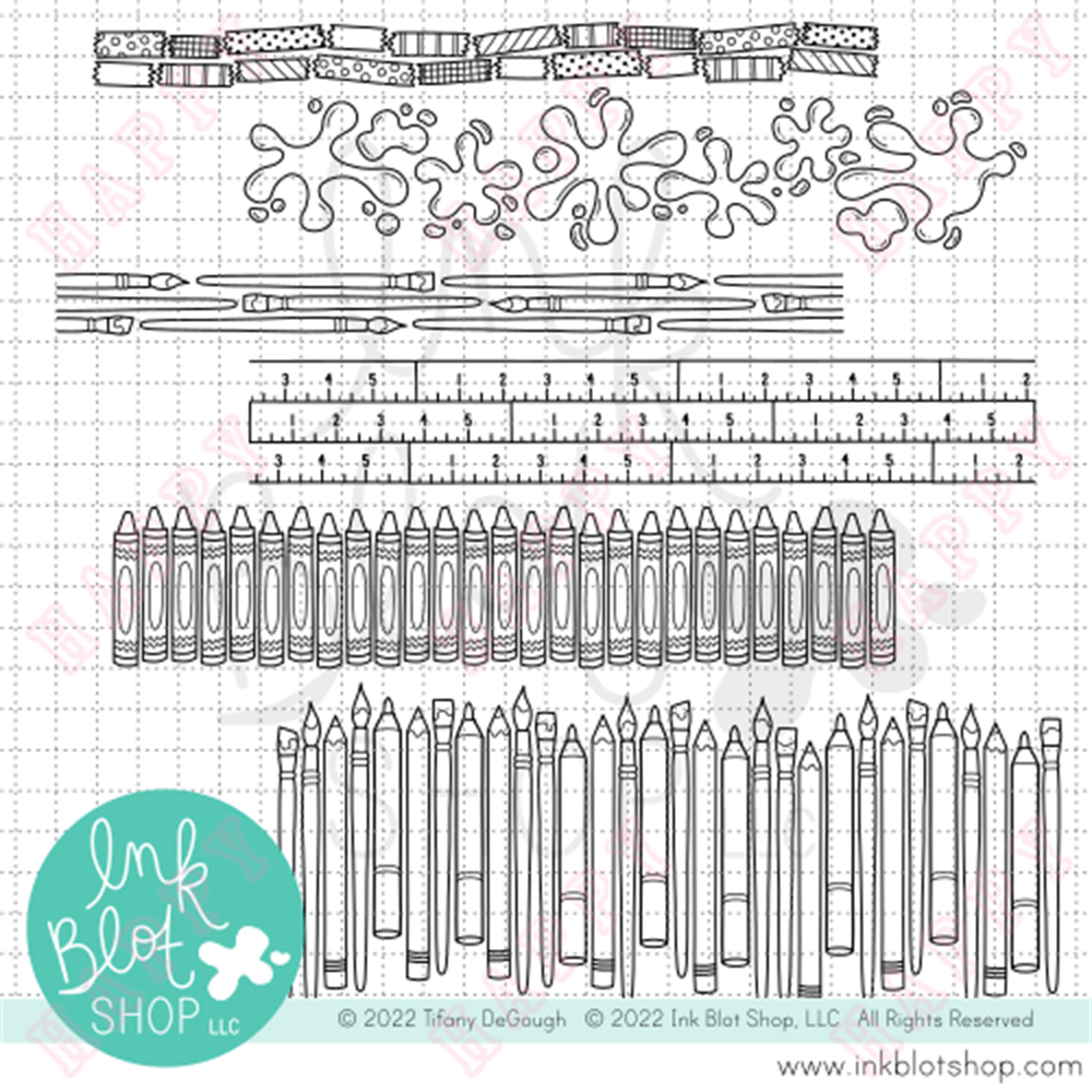 Clear Stamps Arts And Crafts B – Art Craft Umbrella recenzja i cena