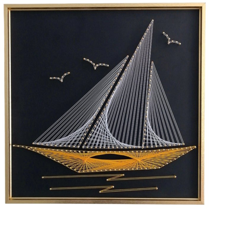 Nail String Art, Sailing Theme – Art Craft Idea recenzja i cena
