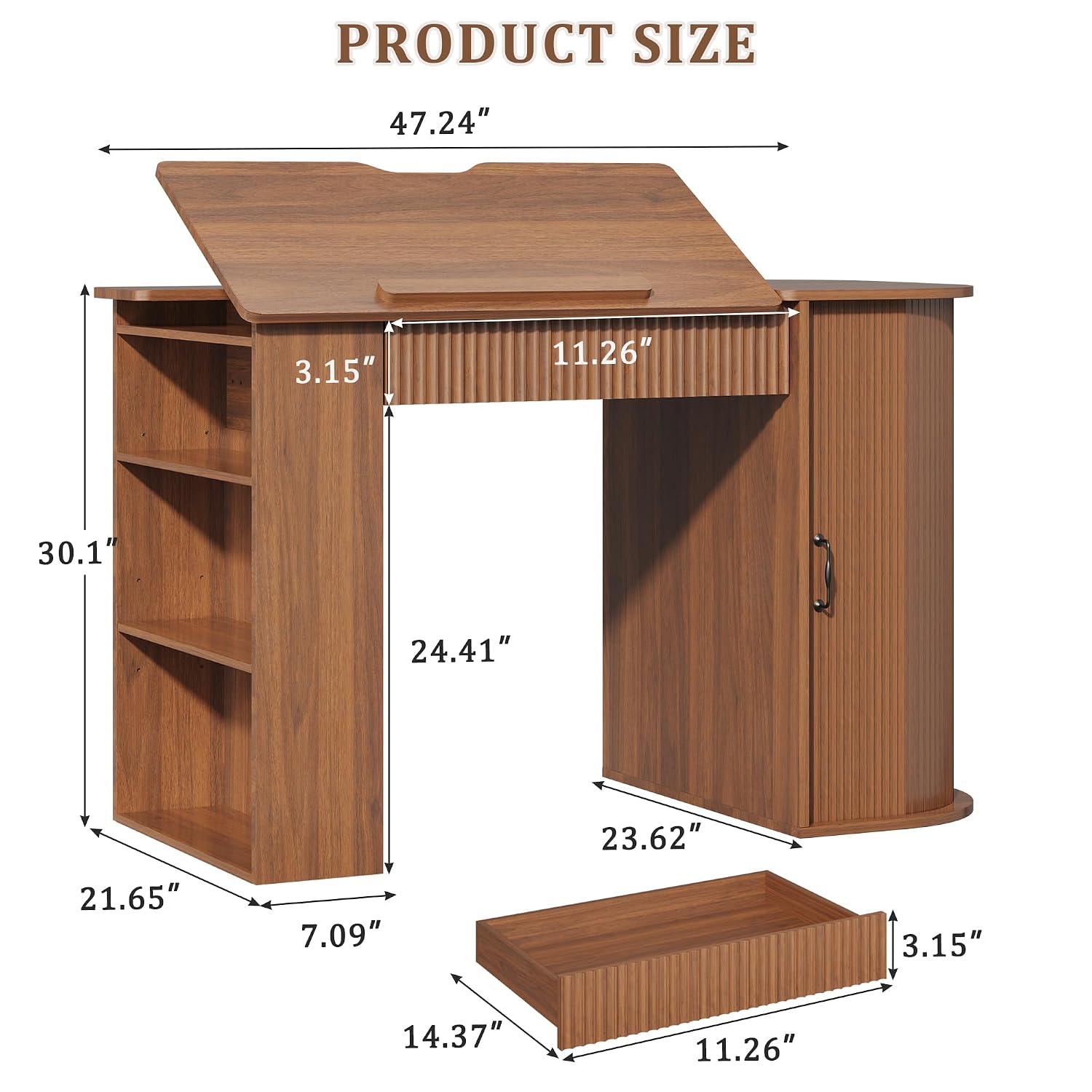Drafting Table with Storage Ca – Art & Craft Teacher recenzja i cena