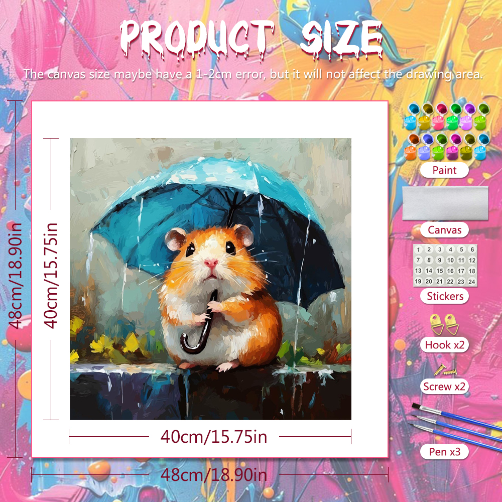 DIY Oil Painting By Numbers Ha – Art Craft Umbrella recenzja i cena