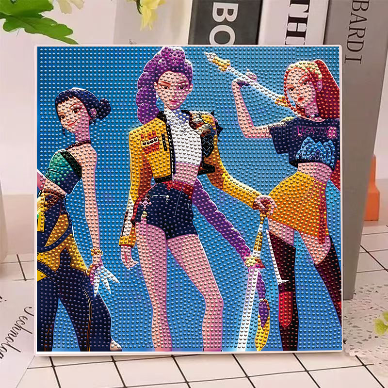 Anime Gilrs Lumi Mila Zoi K-po – Art Craft Decoration recenzja i cena