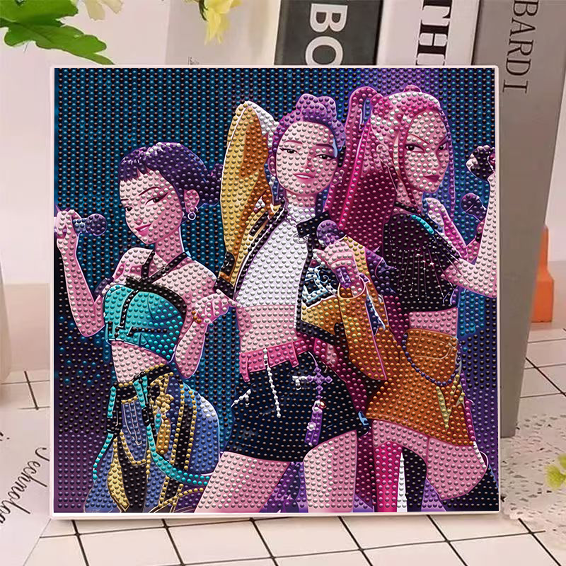 Anime Gilrs Lumi Mila Zoi K-po – Art Craft Decoration recenzja i cena