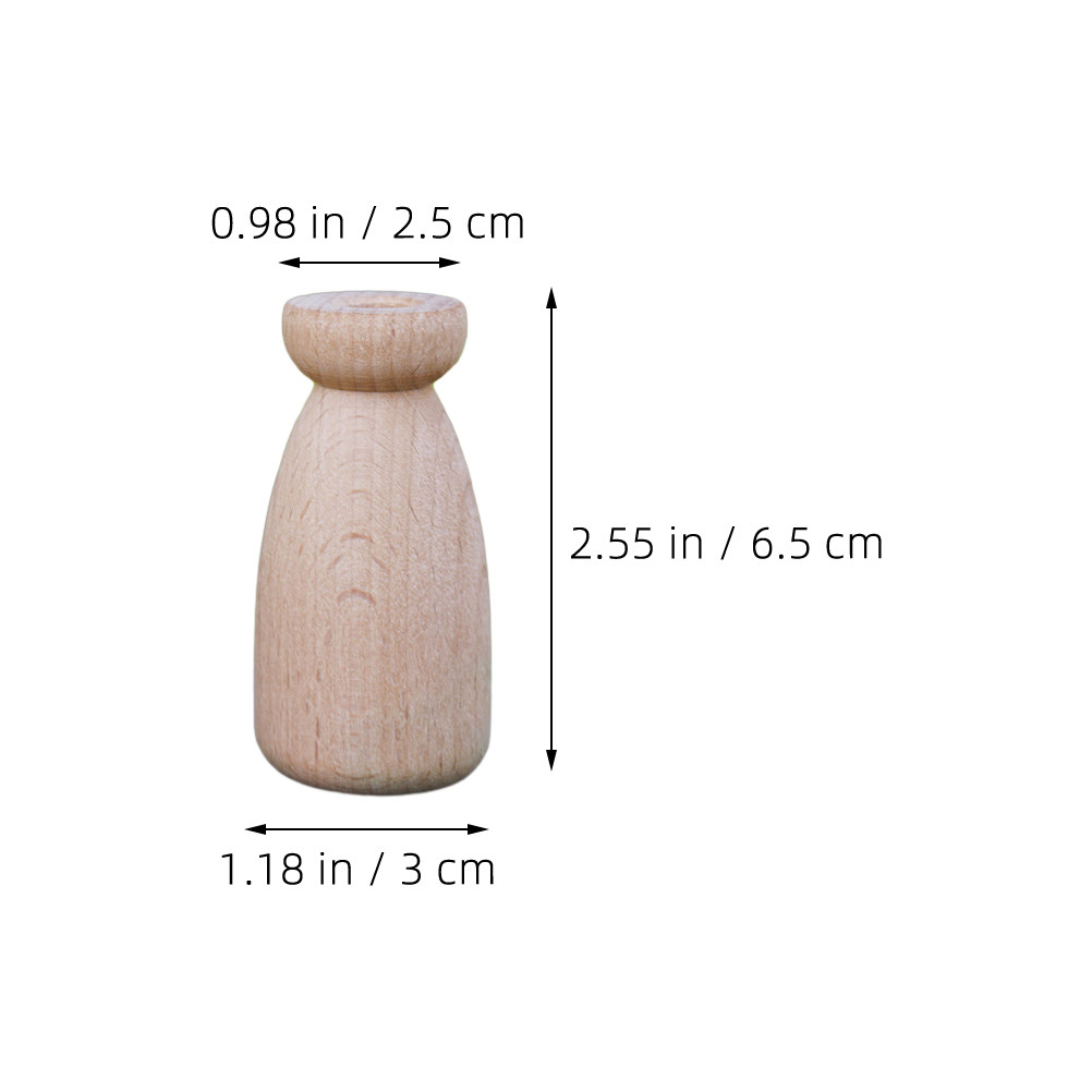 1Set Blank Wood Peg Unfinished – Art Craft Idea recenzja i cena